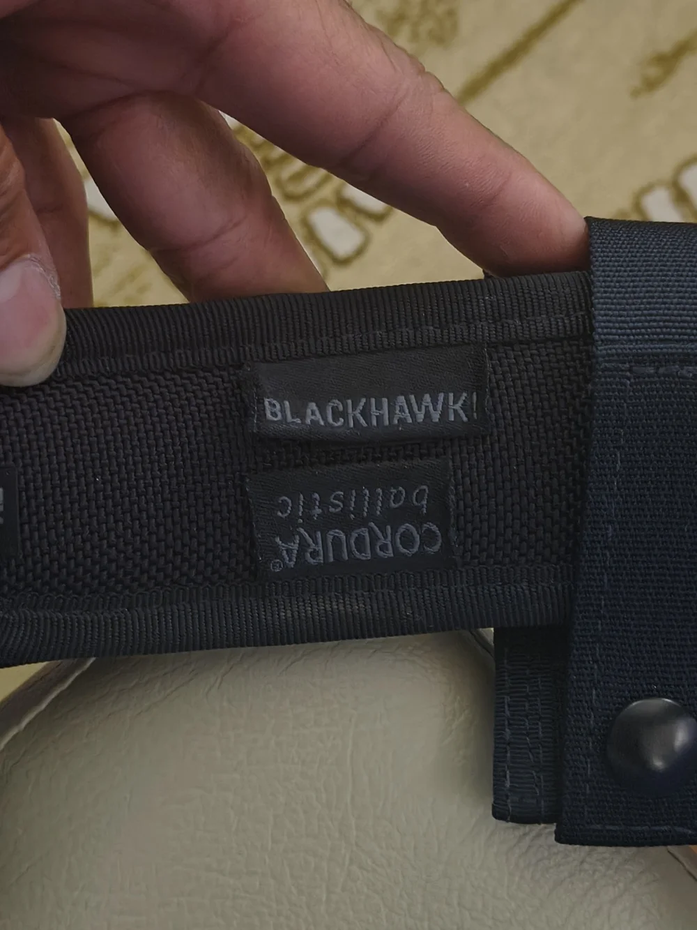 Black Tactical Accessory Belt